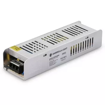 Блок питания с EMC для светодиодной ленты 12V Ambrella LED Driver 12V GS8653 150W 12,5A IP20 220V