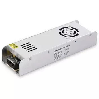 Блок питания с EMC для светодиодной ленты 24V Ambrella LED Driver 24V GS8686 360W 15A IP20 220V