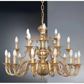 Большая люстра Nervilamp 3460 3460/12+6+3 подсвечник