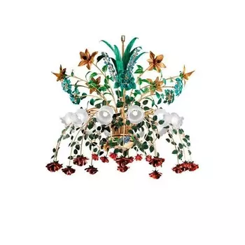 Большая люстра 5420/12 V1246 MM Lampadari 5420 с цветами