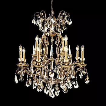 Большая люстра Illuminati Gorox MD92724-12A подсвечник с подвесками