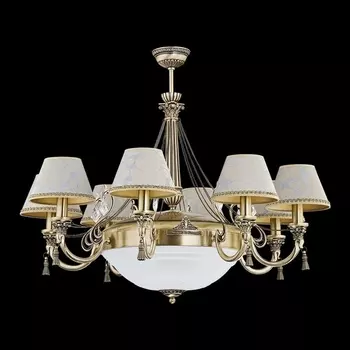 Большая люстра Kutek Roma ROM-ZW-8+1(P/A)