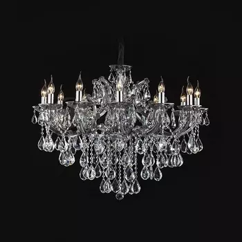 Большая люстра хрустальная Illuminati MD112801-12A подсвечник с подвесками