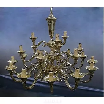 Большая люстра Nervilamp 250 250/12+6+3 подсвечник