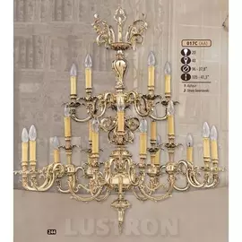 Большая люстра премиум 017C/20 AA ASFOUR (Riperlamp)