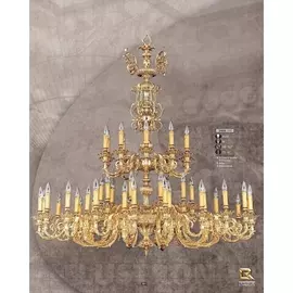 Большая люстра премиум 540A/40+10 AB ASFOUR (Riperlamp)