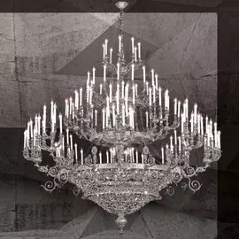 Большая люстра премиум 556D/168 CX (Riperlamp)