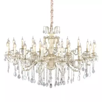 Большая люстра Omnilux Taranto OML-74403-27 подсвечник с подвесками