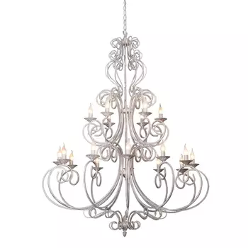 Большая люстра Vitaluce V1094/12+6 в виде свечи