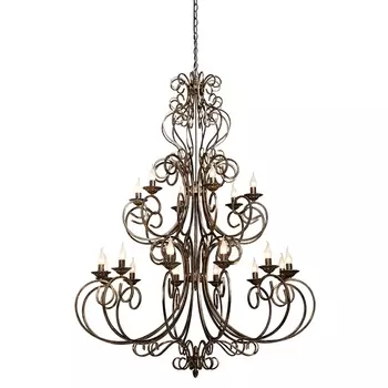 Большая люстра Vitaluce V1094-1/12+6 в виде свечи