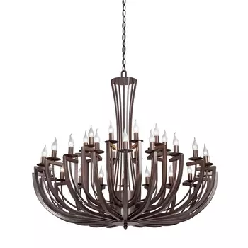 Большая люстра Vitaluce V3295-7/20+10 в виде свечи