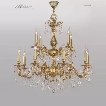 Большая люстра Bejorama Valentina 2663/8+4 подсвечник