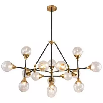 Большая подвесная люстра Lussole Loft Hartwell LSP-8204