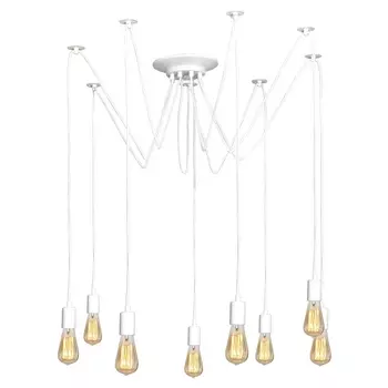 Большая подвесная люстра IP21 паук Lussole LGO Shirley LSP-8173