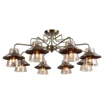 Большая потолочная люстра IP21 Lussole LGO Cochise GRLSP-8079