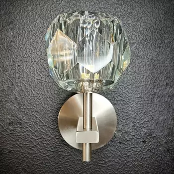Бра Rh Boule De Cristal Single Sconce Никель ImperiumLoft 196952-22 (196952-22)