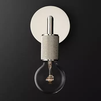 Бра Rh Utilitaire Single Sconce Silver ImperiumLoft 44,553 (123286-22)