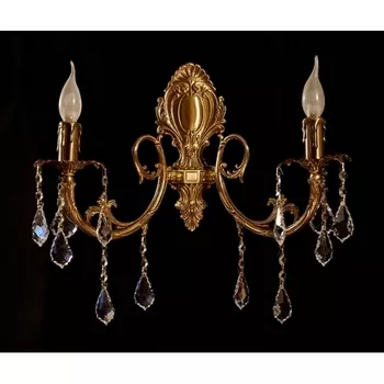 Бра 8888/2 AB Brizzi 8888 Leaf crystal