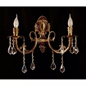 Бра 8888/2 PB Brizzi 8888 Leaf crystal