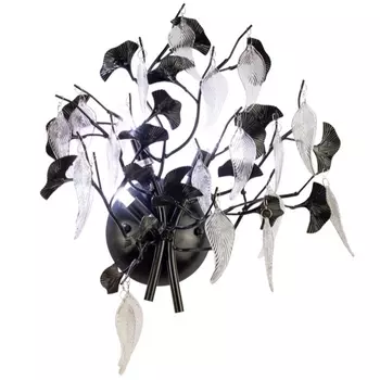 Бра AM Group WOODSTAR WOODSTAR AP3 BK цоколь листья