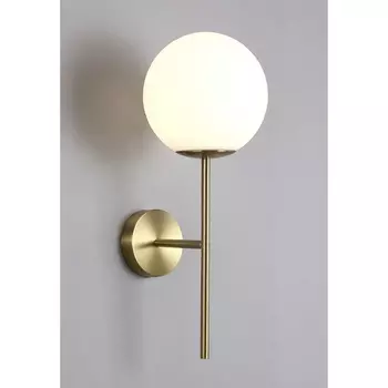 Бра Crystal Lux FELIZ FELIZ AP1 BRONZE/WHITE в форме шара