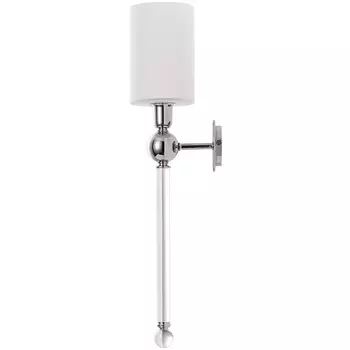 Бра Crystal Lux MIRABELLA AP1 CHROME/WHITE