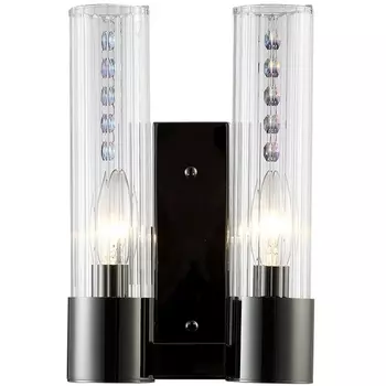 Бра Crystal Lux OTONO OTONO AP2 BLACK CHROMIUM/TRANSPARENTE