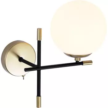 Бра Arte Lamp A2225AP-1BK в форме шара