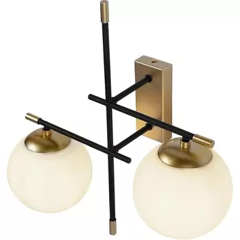 Бра Arte Lamp A2225AP-2BK (плафоны шарики)