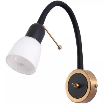 Бра на гибкой ножке Arte Lamp Lettura A7009AP-1BK