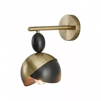 Бра Arte Milano 271307/1B BK/GD в форме шара