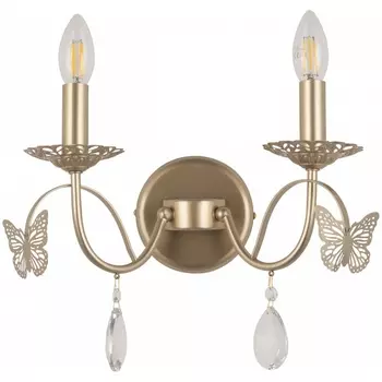 Бра Arte Milano AM346179 346179/2W CG подсвечник с подвесками