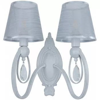 Бра Arte Milano AM347203 347203/2W WT+SL с подвесками
