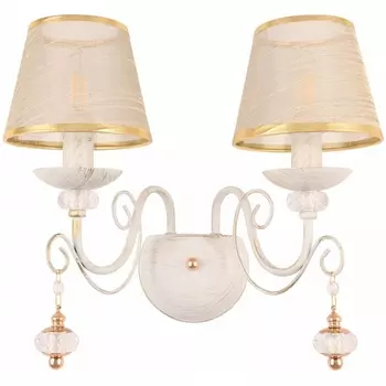 Бра Arte Milano AM347620 347620/2W WT+G с подвесками