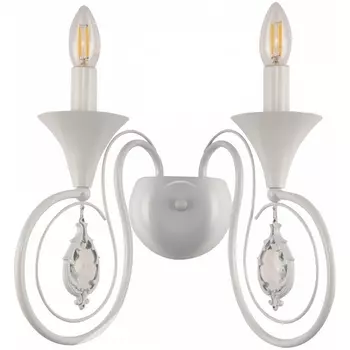 Бра Arte Milano AM349920 349920/2W WT подсвечник с подвесками