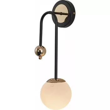 Бра Arte Milano Neapol-73808 274307/1B BK/GD в форме шара