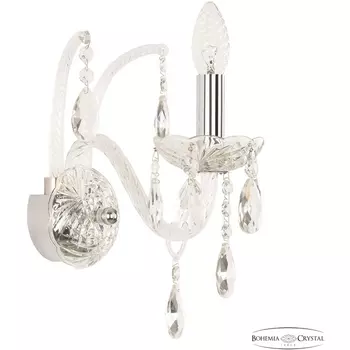 Бра Bohemia 105 105B/1/165 Ni подсвечник с подвесками