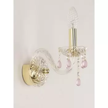 Бра Bohemia 112 112B/1/141 G V7010 подсвечник с подвесками