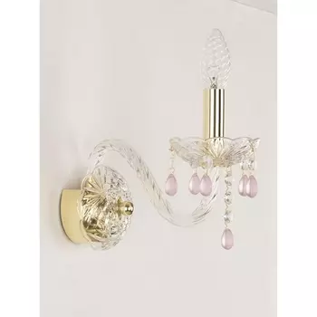 Бра Bohemia 112 112B/1/165 G V7010 подсвечник с подвесками