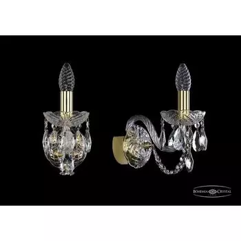 Бра хрусталь Bohemia 1402 1402B/1/141/G подсвечник