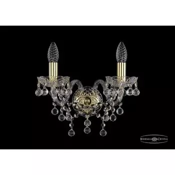 Бра хрусталь Bohemia 1409 1409B/2/141/G подсвечник