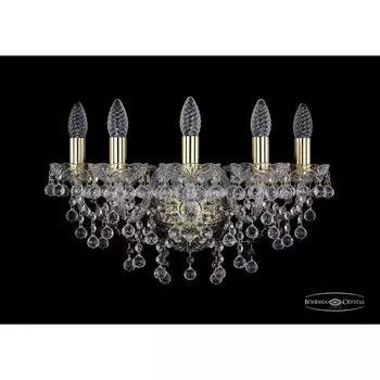 Бра хрусталь Bohemia 1409 1409B/5/160/G подсвечник