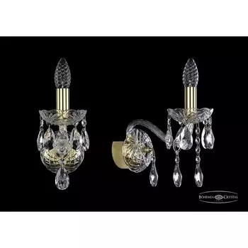 Бра хрусталь Bohemia 1413 1413B/1/165/G подсвечник