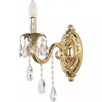 Бра Bohemia AL7901 AL7901B10/1/175 B G подсвечник с подвесками