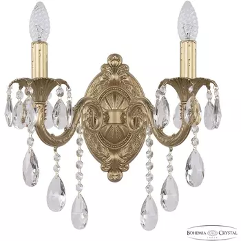 Бра Bohemia AL7901 AL7901B10/2/175 B AG подсвечник с подвесками