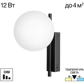 Бра светодиодное Citilux Dorsy CL223312 в форме шара