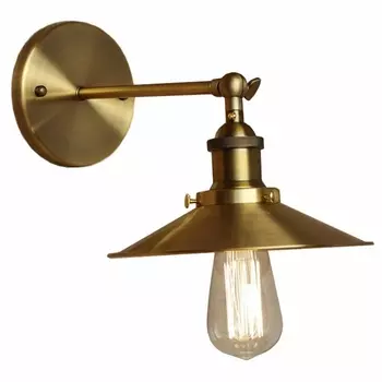 Бра Cone 20Th C.factory Filament Gold By ImperiumLoft 44,146 84945-22