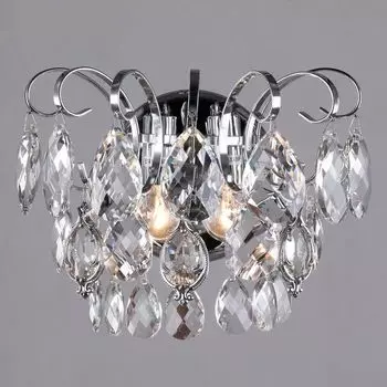 Бра 10081/2 хром/прозрачный Eurosvet Crystal хром