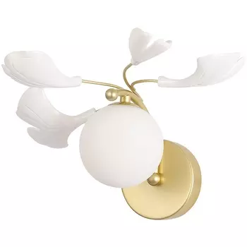 Бра Crystal Lux COLIBRI AP1 GOLD в форме шара