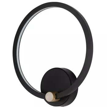Бра светодиодное Errai A2195AP-1BK кольцо Arte Lamp
